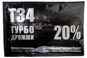 Спиртовые дрожжи Alcotec "Turbo T-34", 155 г