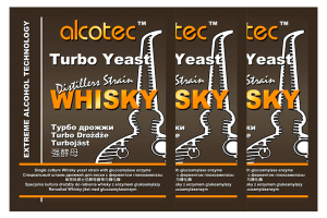Комплект: Спиртовые дрожжи Alcotec "Whisky Turbo", 73 г, 3 шт. 