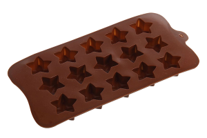 Форма силиконовая для шоколада "Звезды"